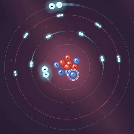 Det samme atom som Forsker: Elektronerne bevæger sig to og tre sammen.