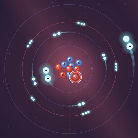 Atom yang sama sebagai Peneliti: elektron bergerak berdua-dua dan bertiga-tiga.
